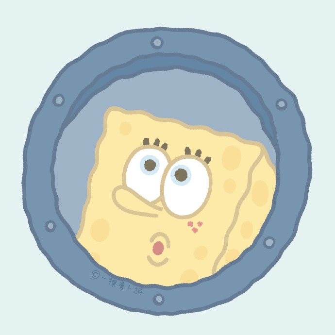海绵宝宝x派大星手绘卡通微信头像