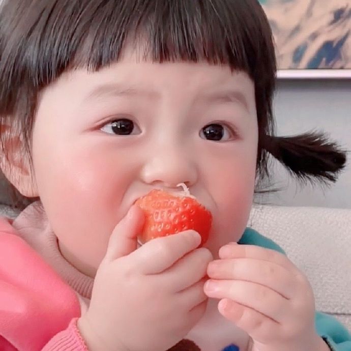 人类幼崽呆萌可爱微信头像