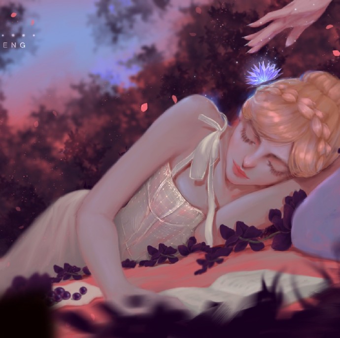 超美的卡通人物微信头像