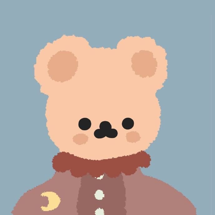 手绘卡通熊可爱微信头像