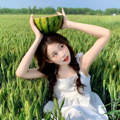 夏季清新甜美女生头像