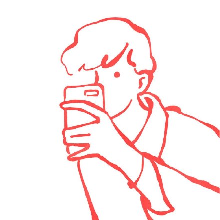 实用的简笔画微信头像