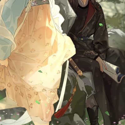 很浪漫的二次元情侣头像