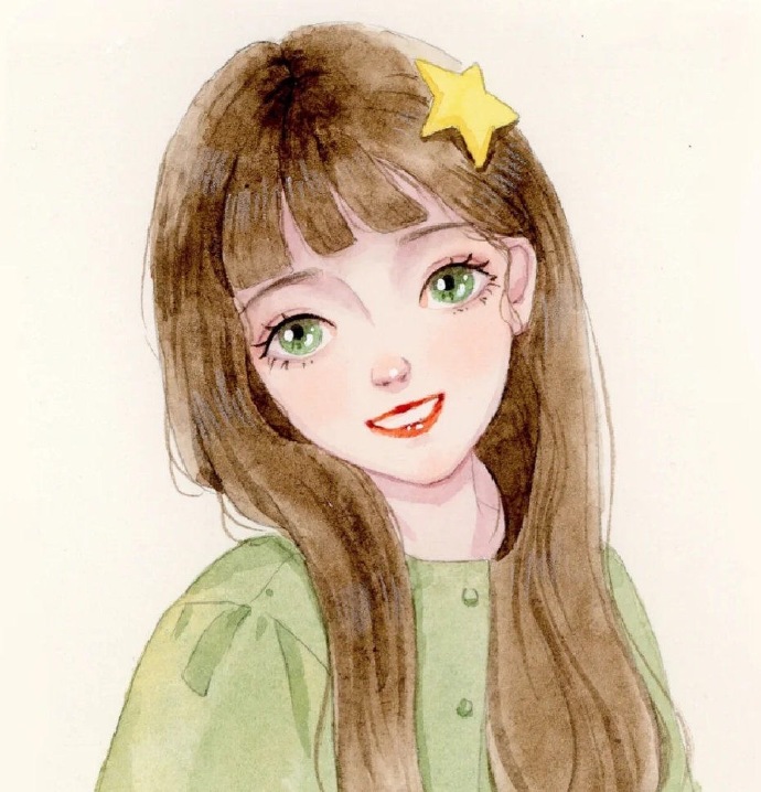 Q版真人手工彩绘个性微信头像
