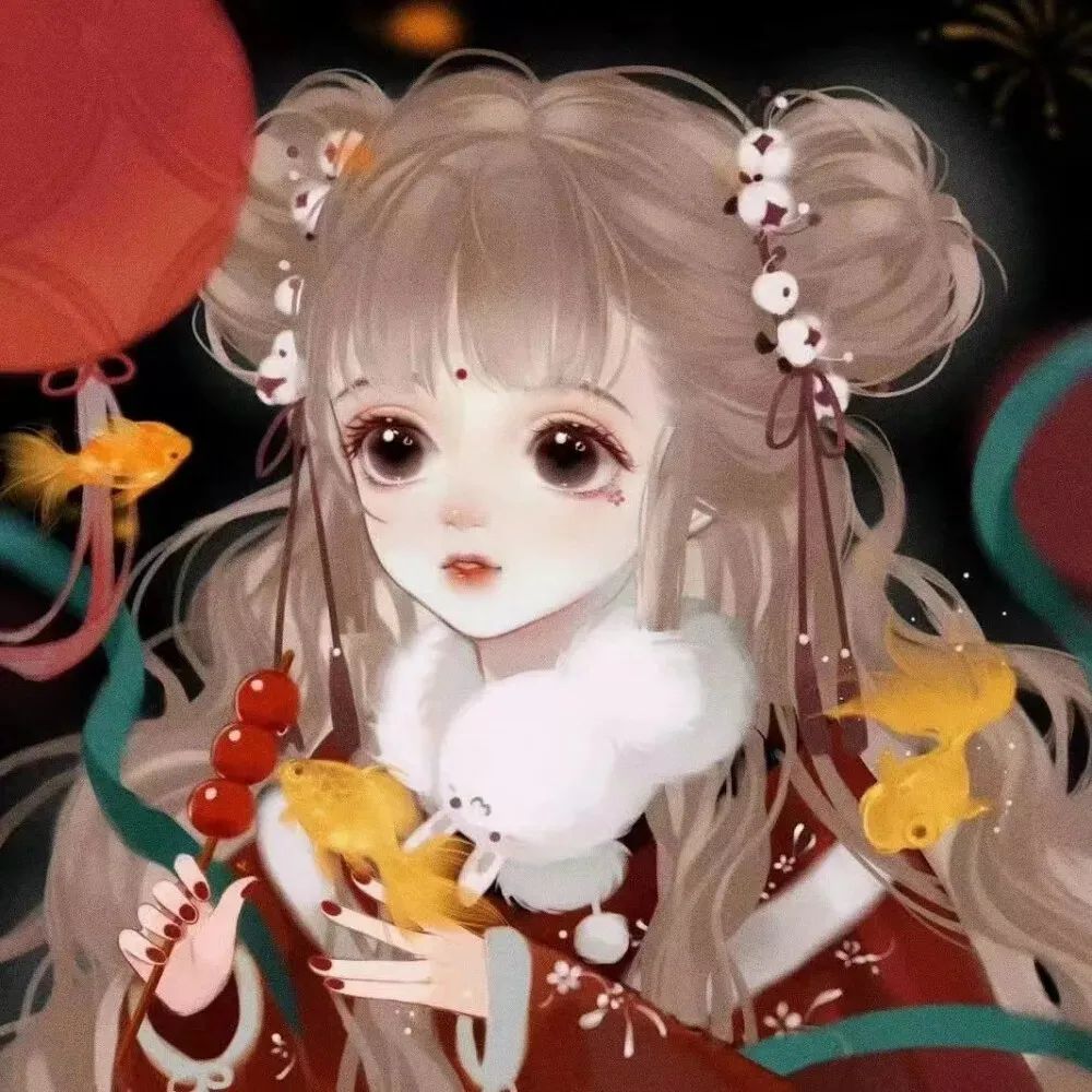 好看的动漫头像：靠边睡着的时候