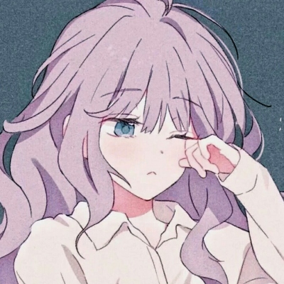 唯美二次元温柔女孩微信头像