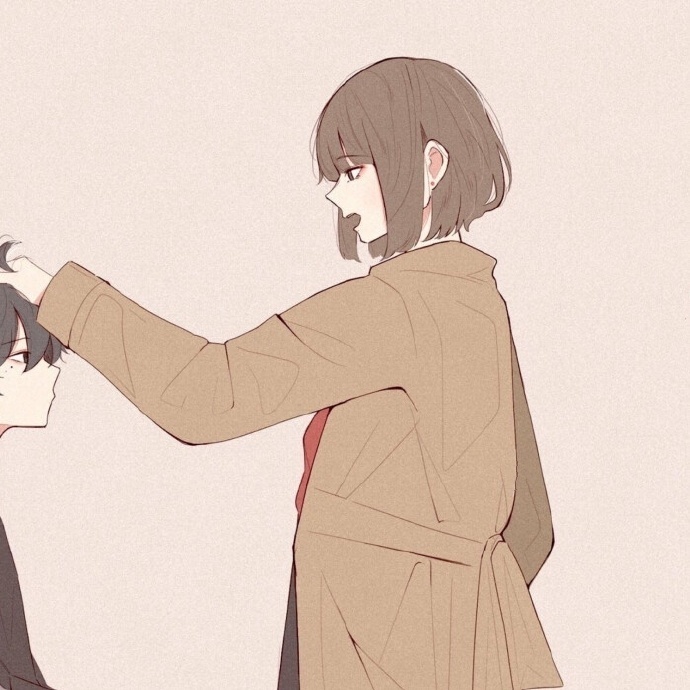 卡通动画情侣微信头像