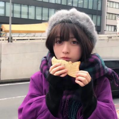 带帽萌妹女生头像