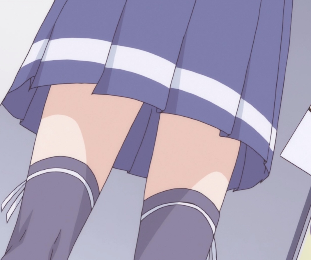 动漫女生短裤短裙部位微信头像