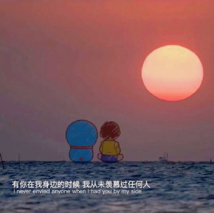 哆啦A梦、樱桃小丸子朋友圈背景图 