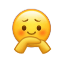 小黄脸双手撑头沙雕微信表情包