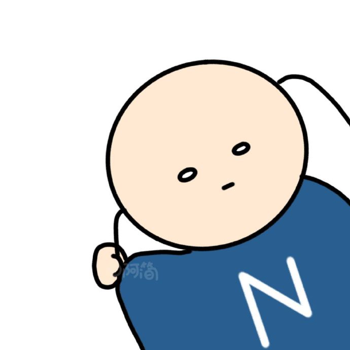 搞怪手绘字母微信头像