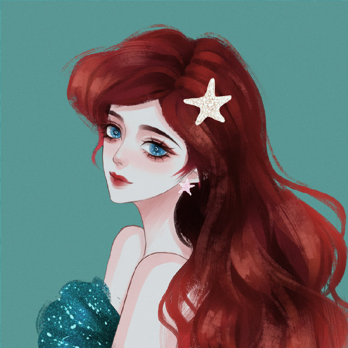 端庄美艳的迪士尼公主微信头像