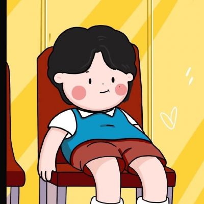 又甜又可爱的插画情侣头像