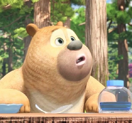 《熊出没》小时候的熊大熊二可爱微信头像