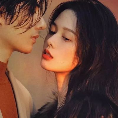 复古风高颜值情侣头像