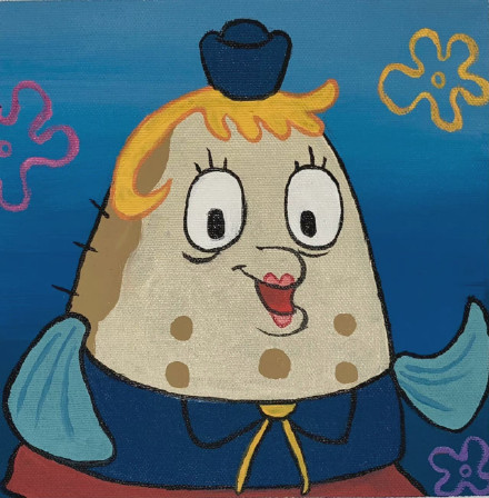 手绘海绵宝宝微信头像