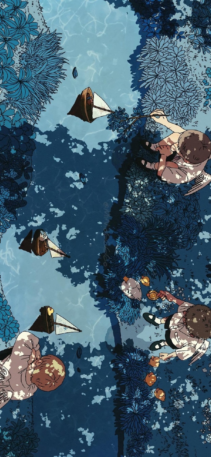 温柔又治愈的可爱插画朋友圈配图