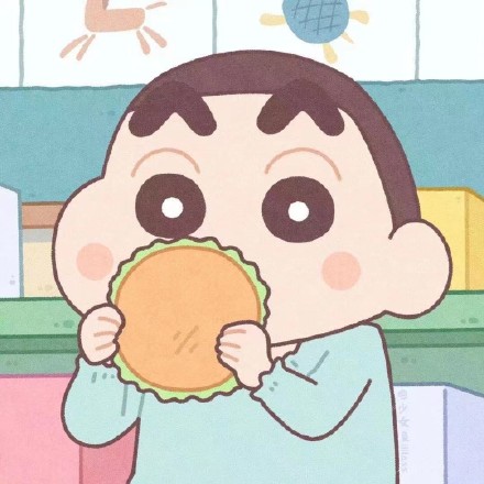 手绘蜡笔小新微信头像