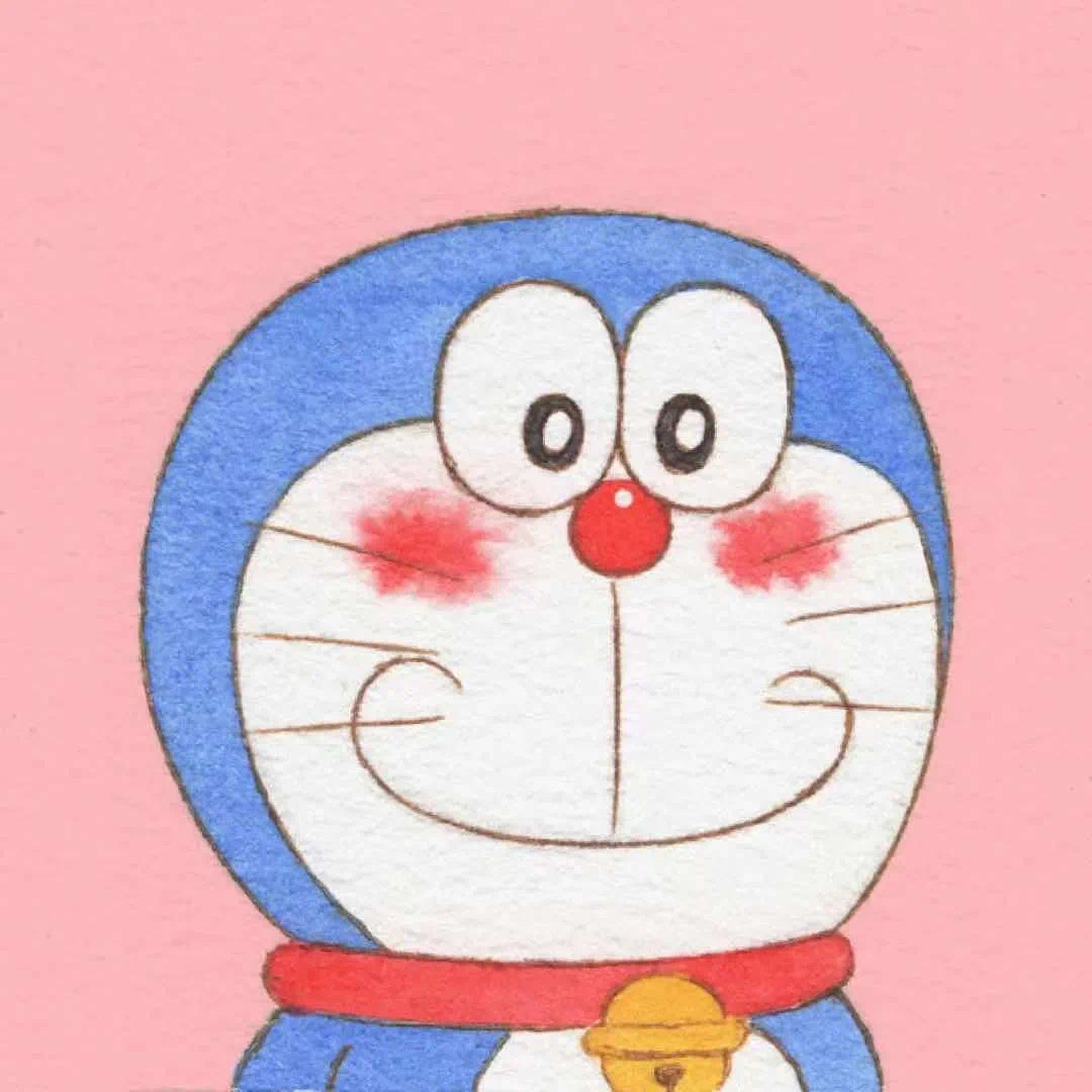 手绘哆啦A梦萌萌哒微信头像
