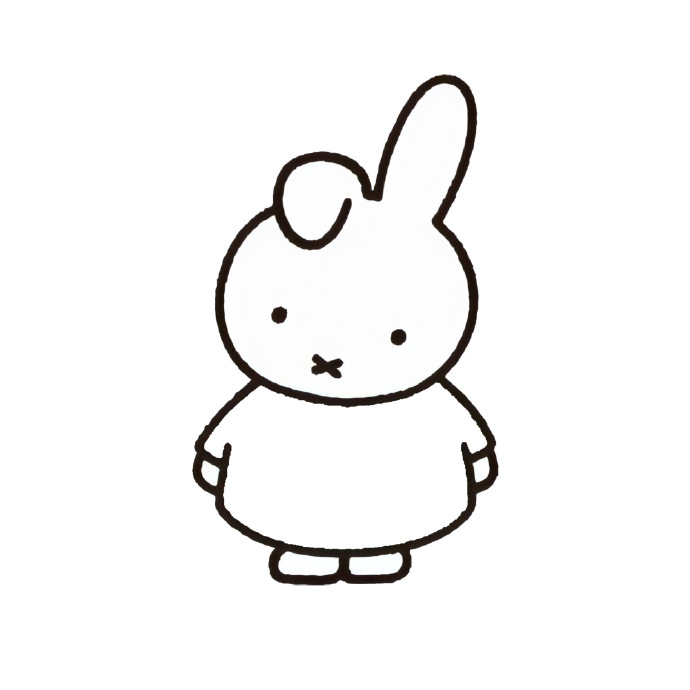 可爱卡哇伊的米菲兔子微信头像