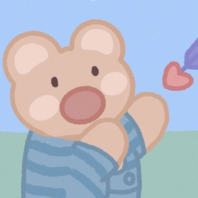 可爱萌萌的情侣微信头像