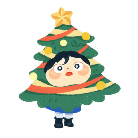 波吉圣诞节可爱微信头像