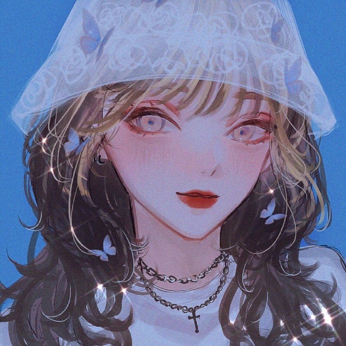 绝美二次元动漫女生微信头像