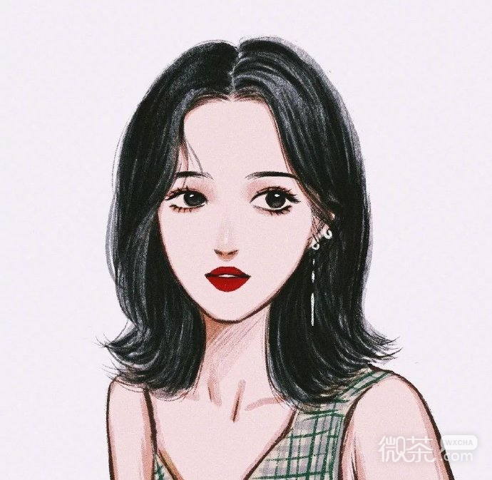 独特的彩绘好看的女生微信头像