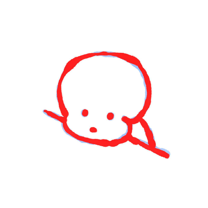 简约又可爱简笔画微信头像