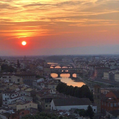 最新好看的唯美日落风景头像