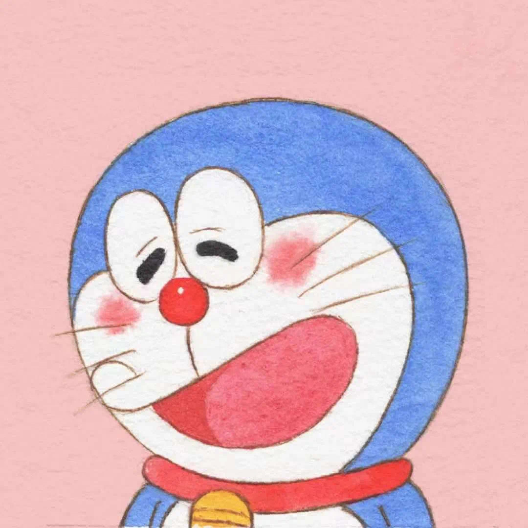 手绘哆啦A梦萌萌哒微信头像