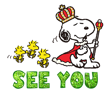 穿着王袍的史努比微信头像