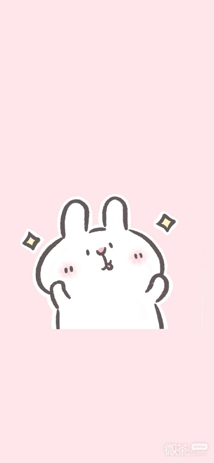 可爱小兔子微信素材图片