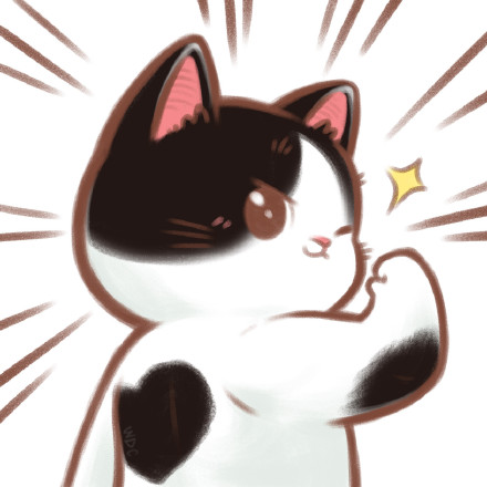 超棒的卡通猫猫微信头像
