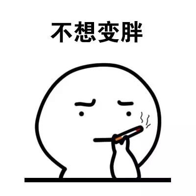 自己变胖的搞笑表情