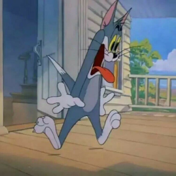 猫和老鼠卡通情侣微信头像