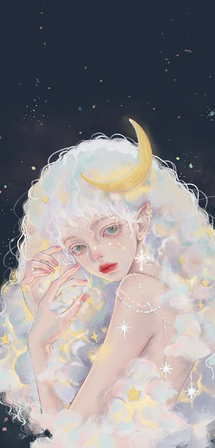 星座绝美手绘微信头像