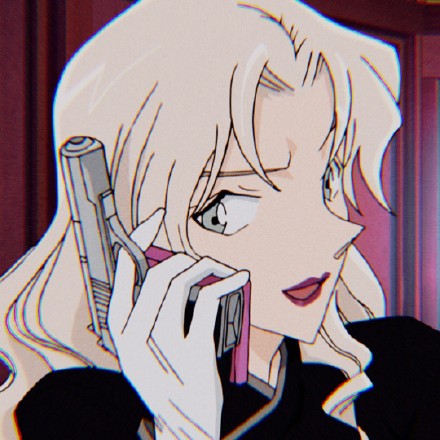 名侦探柯南酷酷的摩姐微信头像