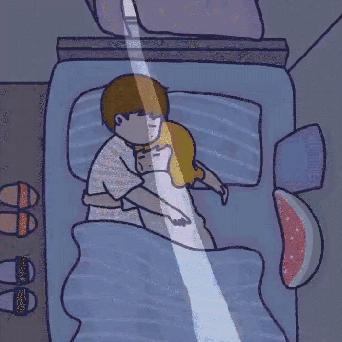 Q版卡通可爱小情侣微信素材图片