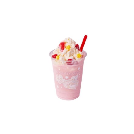 夏日冰饮白底微信头像