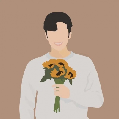 新款一左一右动漫情侣微信头像