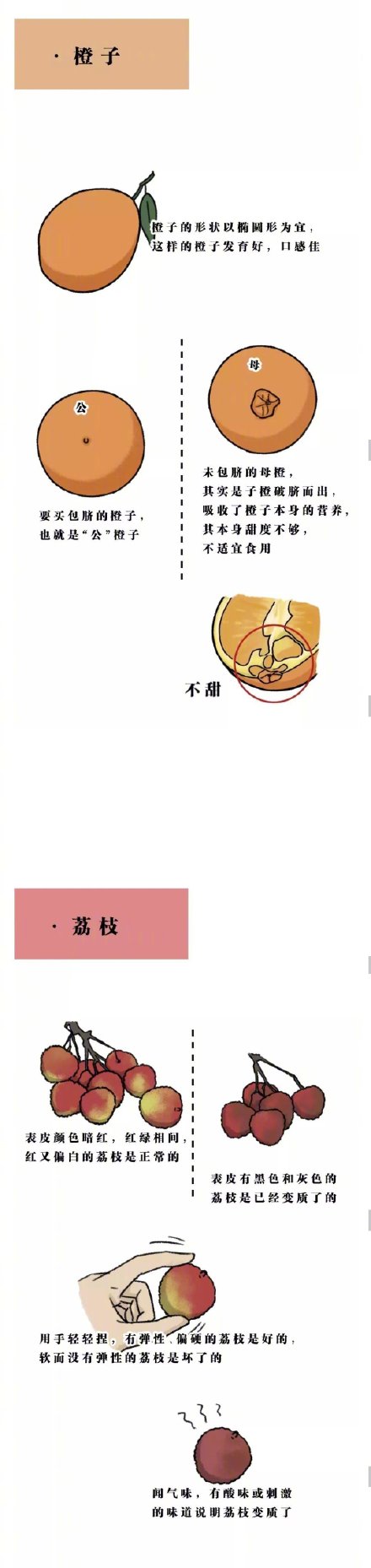 挑水果实用小妙招微信素材图片