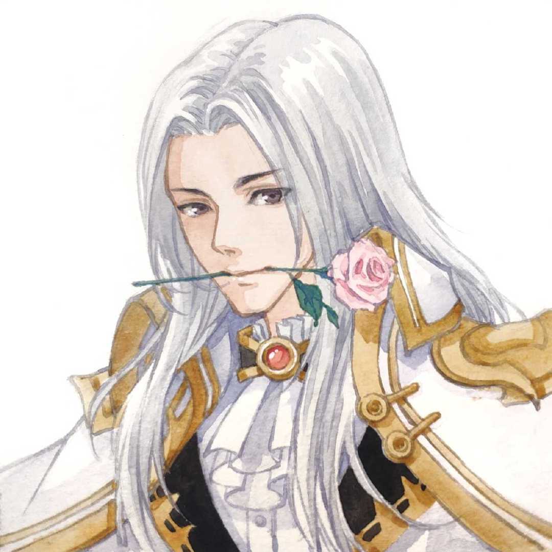 王者荣耀手绘情侣微信头像