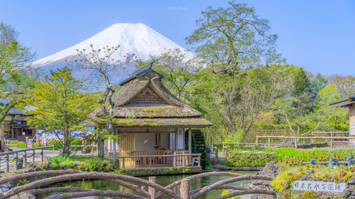富士山的初夏微信素材图片