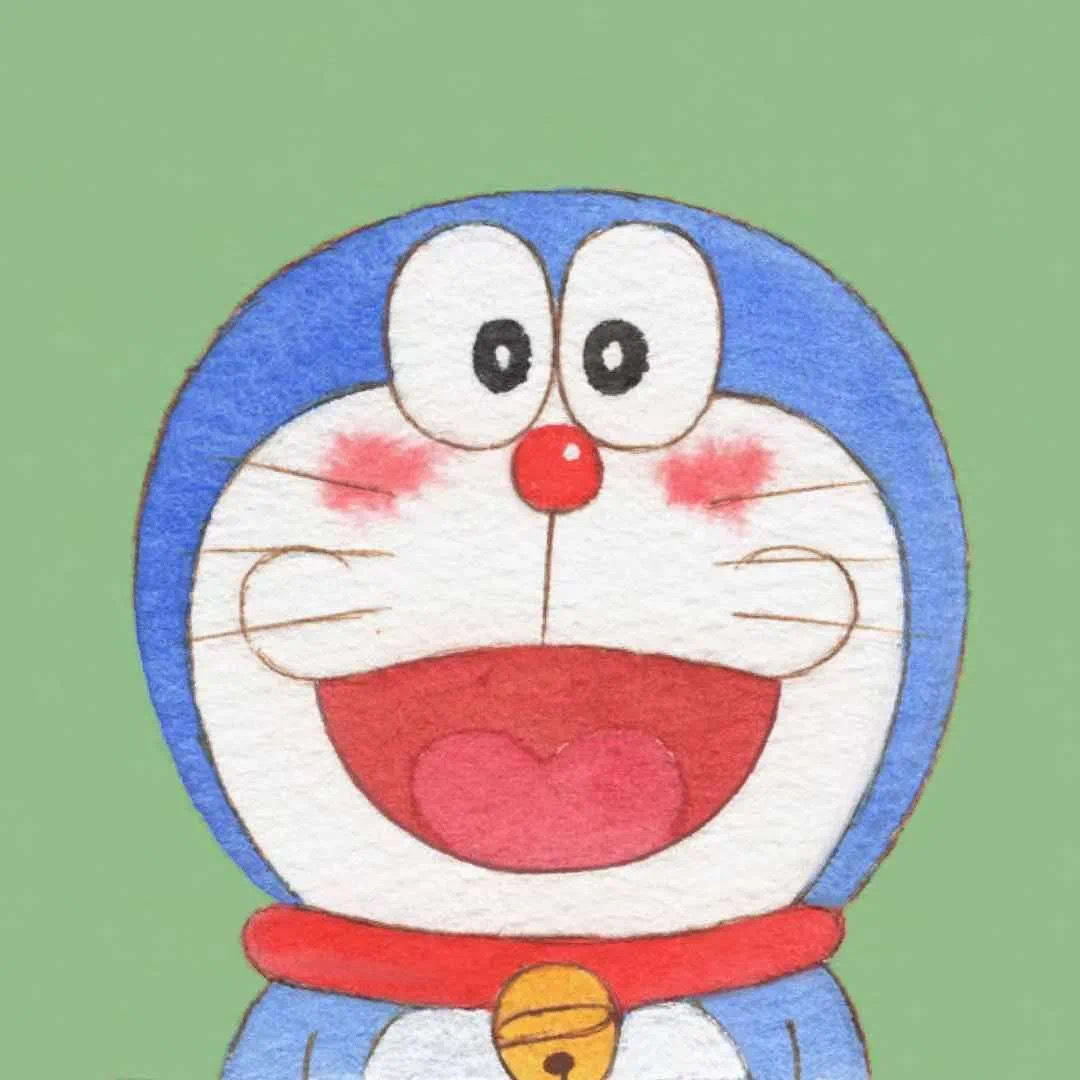 手绘哆啦A梦萌萌哒微信头像