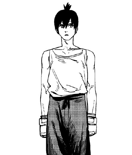 黑白系二次元男生微信头像