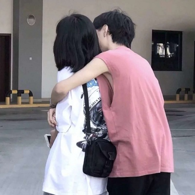 超甜的真人背影情侣头像