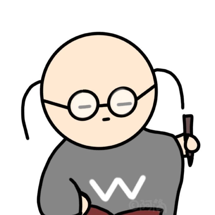 搞怪手绘字母微信头像