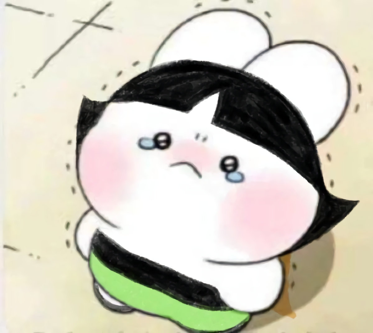 奶油泡芙兔闺蜜微信头像